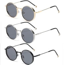 Round Blue Light Blocking Tinted Nearsighted ...