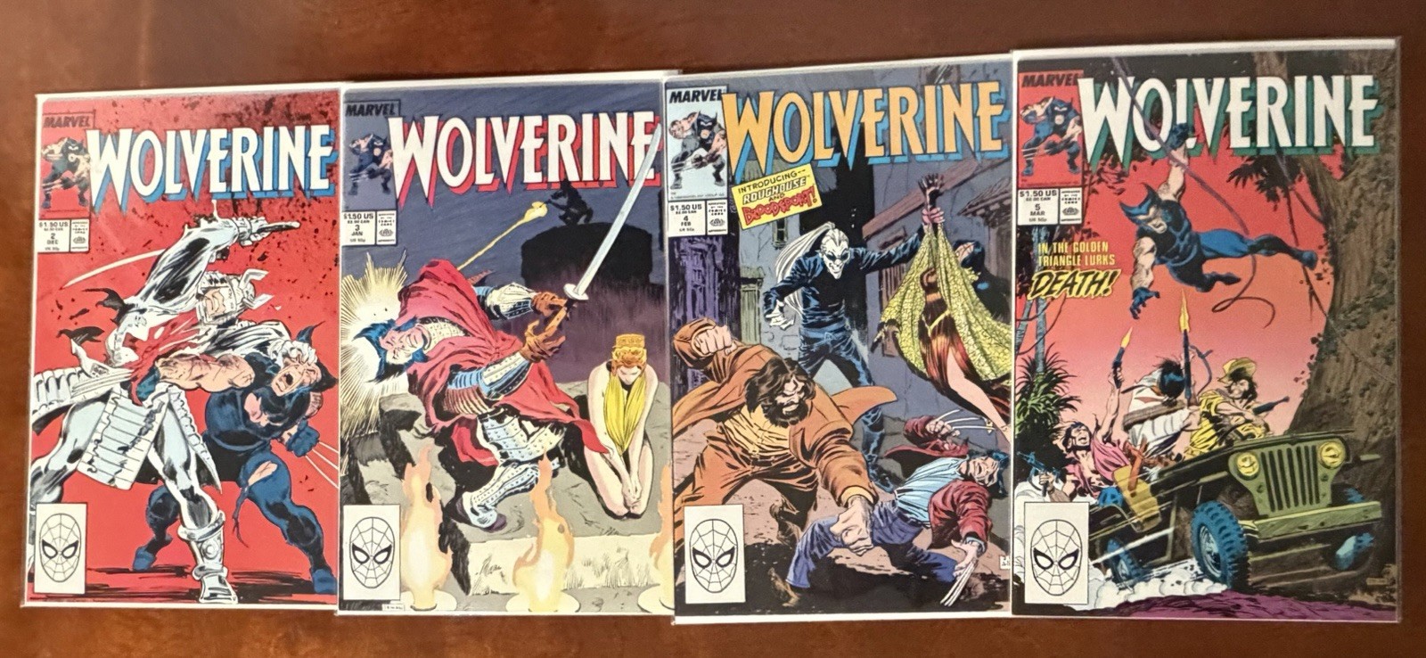 Wolverine 2 3 4 5 Bundle See Photos First print Patch X-Men Photos Fast Shipping