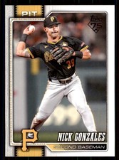 2026 Topps #119 Nick Gonzales Pittsburgh Pirates