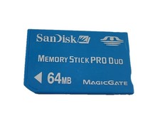 SanDisk Memory Stick Pro Duo 64Mb for Sony PSP, cameras