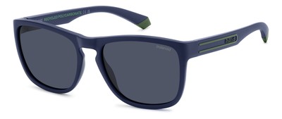 Polaroid Sonnenbrille PLD 2161/S RCT/C3 Blau Blau Herren Damen 