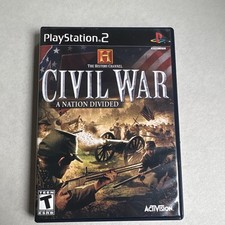 Activision Civil War: A Nation Divided Manual T-Teen PS2 NTSC-U/C