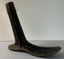 Antique Cast Iron Cobbler Shoe Form Shoemaker Shoe Mold 9   16