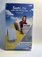 Carex Health Brands Sunlite Bright Light Therapy Lamp P801 Silver 10,000 LUX 