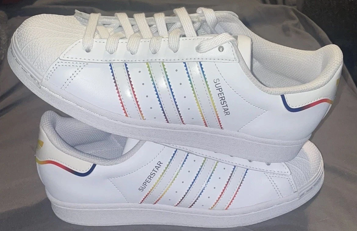 adidas Superstar White Iridescent W for sale | eBay