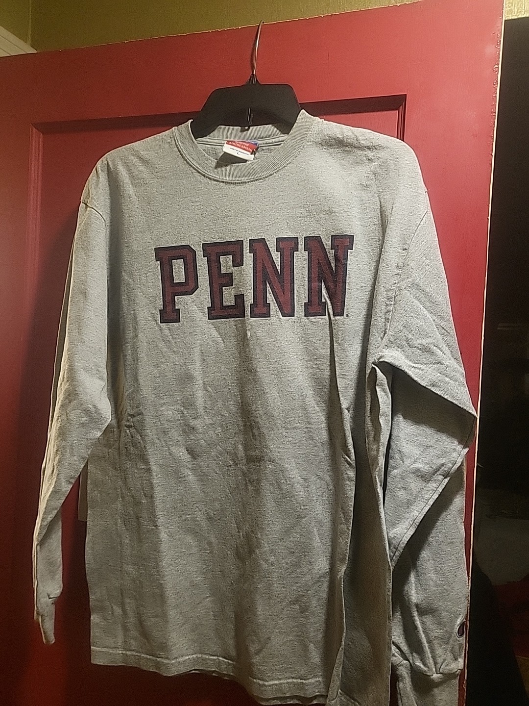 Penn Long Sleeve T Shirt, Sz L