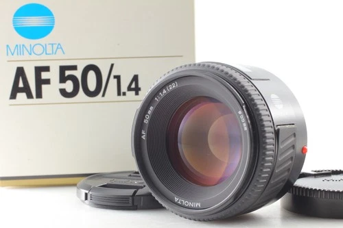 [MINT w/ in box] MINOLTA AF 50mm F1.4 Standard Lens for Sony A Mount From JAPAN