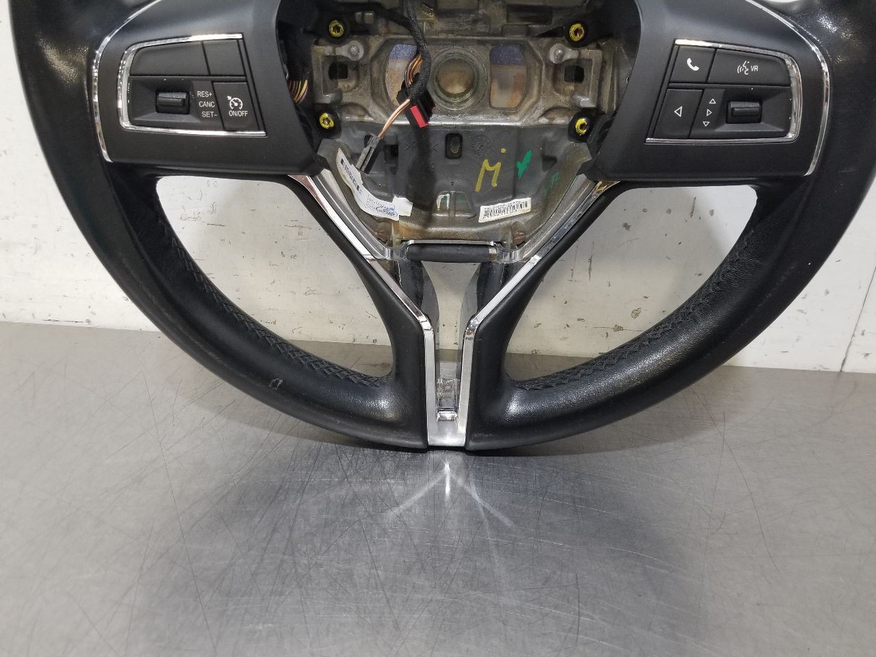 14 2014 MASERATI GHIBLI SQ4 STEERING WHEEL BLACK LEATHER