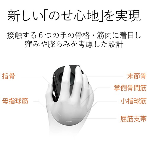 ELECOM Mouse Wireless Receiver Included Trackball Index Finger 8 Buttons Japan - Afbeelding 4 van 8