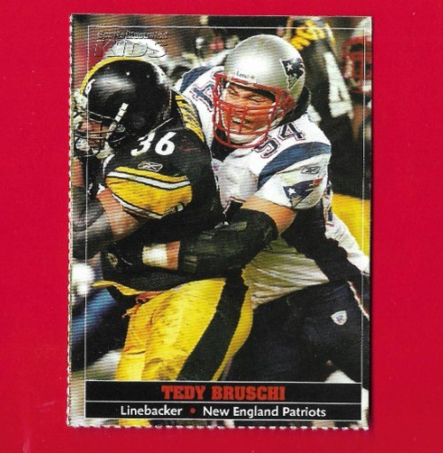 2005 SI for Kids TEDY BRUSCHI Sports Illustrated Card, New England Patriots #480