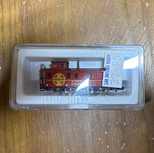 Märklin mini-club 8636 Santa Fe ATSF Caboose Z 1:220 Analog DC Two-Rail | Tested