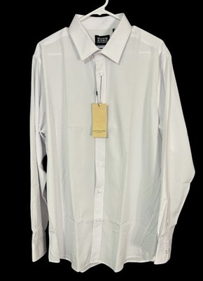 Scotch & Soda Modern Fit White Dress Shirt Men's Size 18 Collared Long  Sleeve | eBay