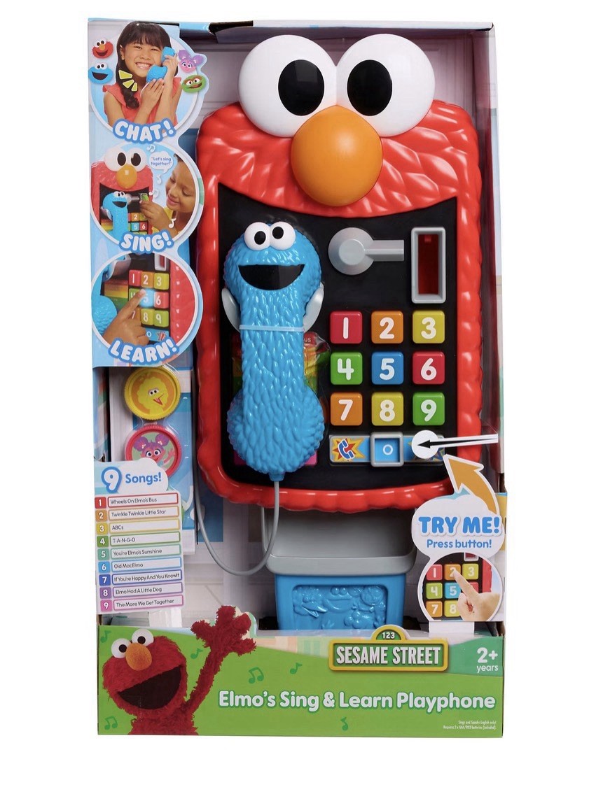 Sesame Street Elmo’s Sing & Learn 17.5 Inch Playphone, Learning and Education