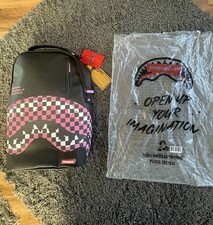 Sprayground Backpack Shark Central Midtown Black&Pink. Limited Edition ✨🎒!