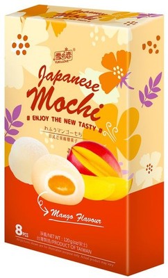 MHD 19.02.2026 Yuki & Love Mochi mit Mango Geschmack 120g (8 Stück) | Reiskuchen