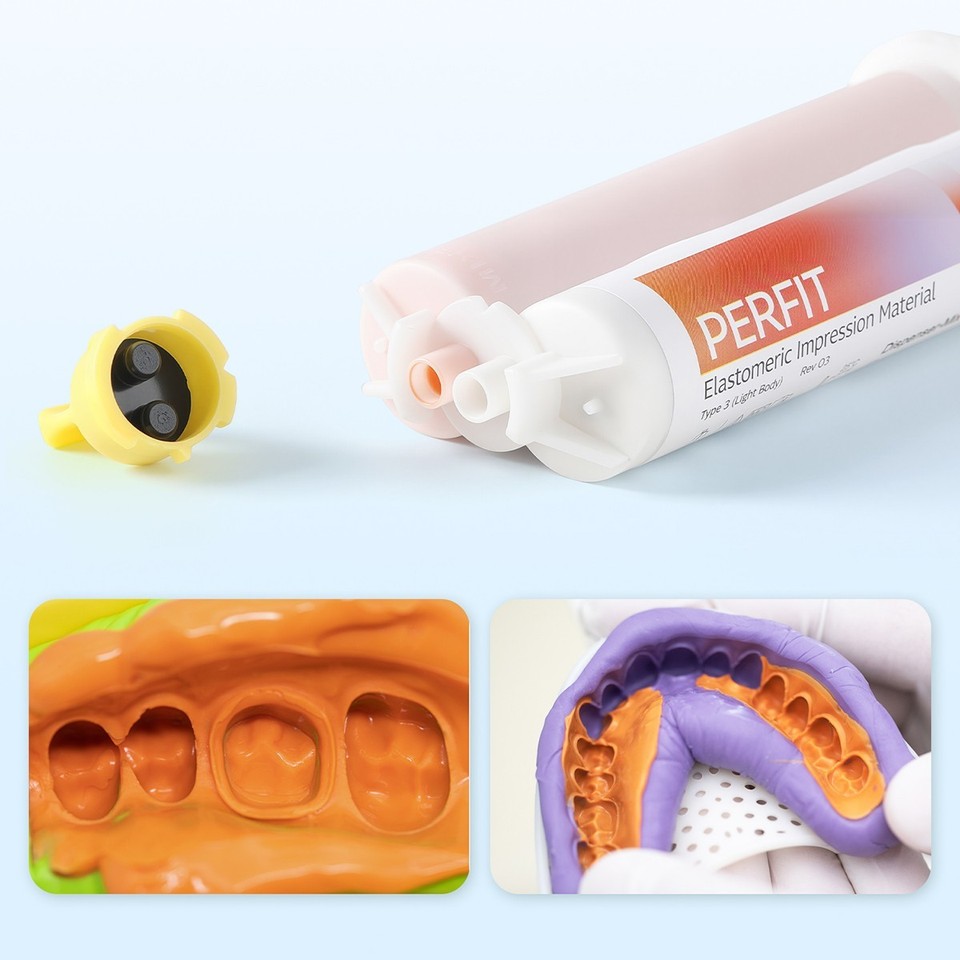 Dental Impression Material silicone Putty Normal Fast Set Heavy/Light ...