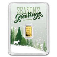 1/2 gram Gold Bar - APMEX (w/Season