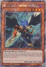 Yugioh! Blackwing - Zephyros the Elite - RA04-EN145 - Platinum Secret Rare - 1st