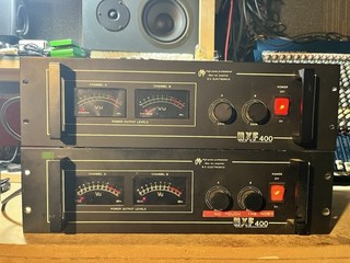 2 x MFX400 Mosfet 400W Mono Power Amplifiers Sound System Vintage Analogue