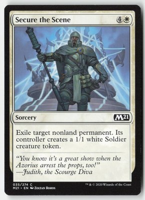 MTG - Secure the Scene #35 - Regular - M21 Core Set 2021