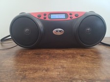 onn CD Boombox with Bluetooth Technology Portable Stereo Tested Works