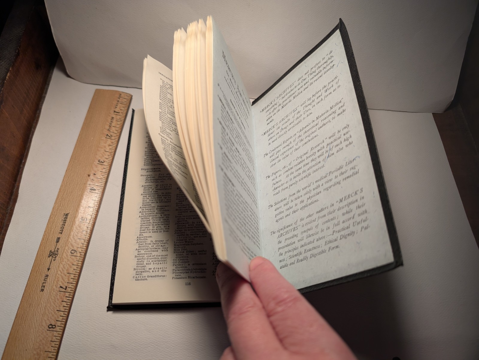 Facsimile 100th Anniversary First Edition of Merck 1899 Manual Pocket Reference