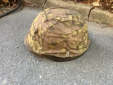 TARN&Uuml;BERZUG SS  Eichenlaubtarnung , Helmbezug