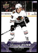 2023-24 Upper Deck UD Canvas YG Cole Guttman Rookie Chicago Blackhawks #C91