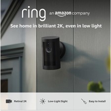 Ring 2K Smart Security Camera – Low-Light Sight & Two-Way Talk