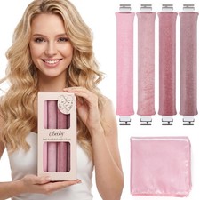 Heatless Curls Overnight Set, No Heat Hair Curlers to Sleep In