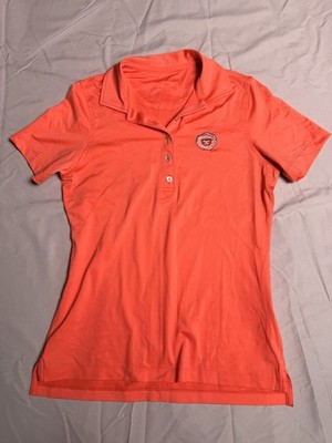 Peter Millar Women s Coral Golf Polo XS Medina Country Club UPF 50+ Performance