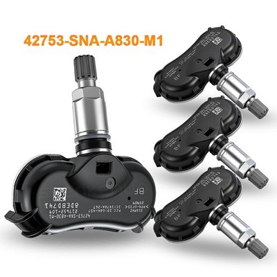 4Pcs TPMS Tire Pressure Sensor For Honda CRZ Insight Odyssey 42753-SNA-A830-M1
