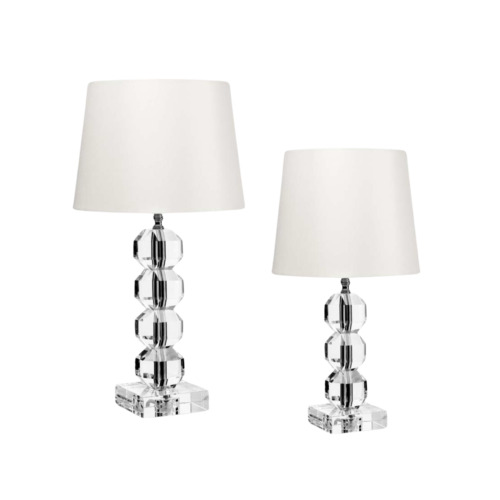 Lisbon Fade Crystal Lamps in 2 Sizes-