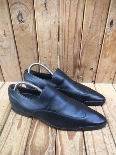 Gucci 181817 black Wingtip Mens leather dress shoes EUR 40.5 E UK 6.5 US 7 - 第 16/17 張圖片