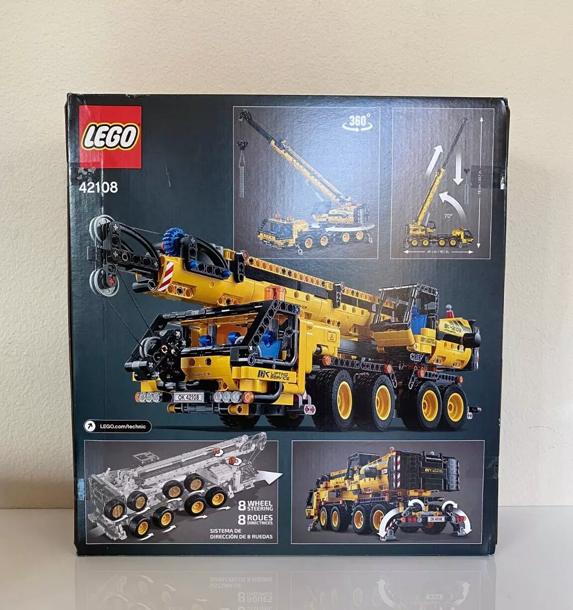 LEGO Technic Mobile Crane Construction Machine Building Kit 42108
