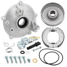 Rear Brake Drum Hub Plate Cover Shoes Kit for Honda Recon 250 TRX250TE/TM 97-23