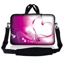 11.6 Inch Laptop Bag Sleeve Case with Shoulder Strap Chromebook Macbook Floral