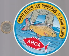sticker. fishing. ARCA