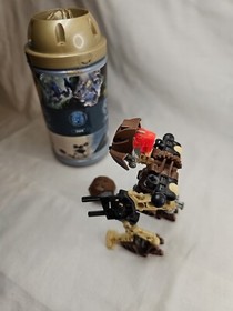 Lego Bionicle Technic Pohatu 8531 Retired Old Can Code 834 Kicks Rock Brown Tan