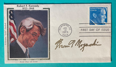 SIGNED THOMAS NOGUCHI FDC AUTOGRAPHED FIRST DAY COVER - RFK CORONER