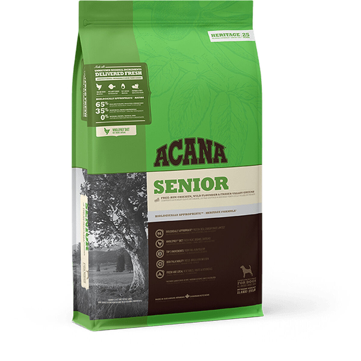 Mangime Acana Senior Dog Anziano Pollo Tacchino 11,4 kg