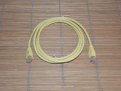 CAB-ETH-S-RJ45 Ethernet cable, 6ft, straight through for Cisco  Yellow 2m