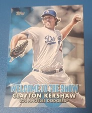 2022 Topps Series 1 Blue Welcome To The Show #wtts-22 Clayton Kershaw