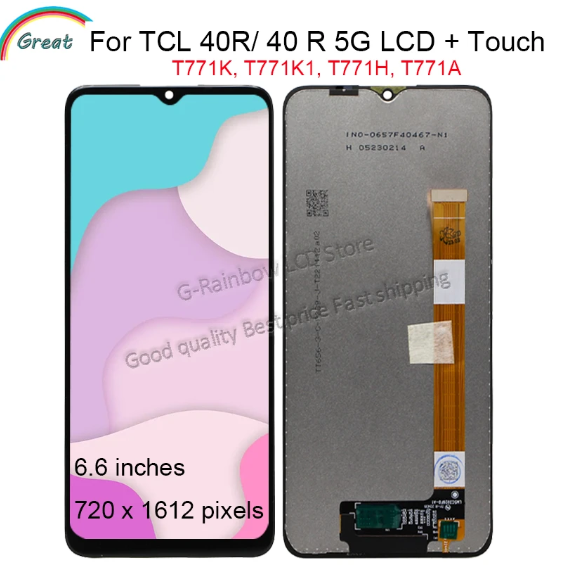 For TCL 40R 40 R 5G T771K LCD Screen Display Touch - Main Image
