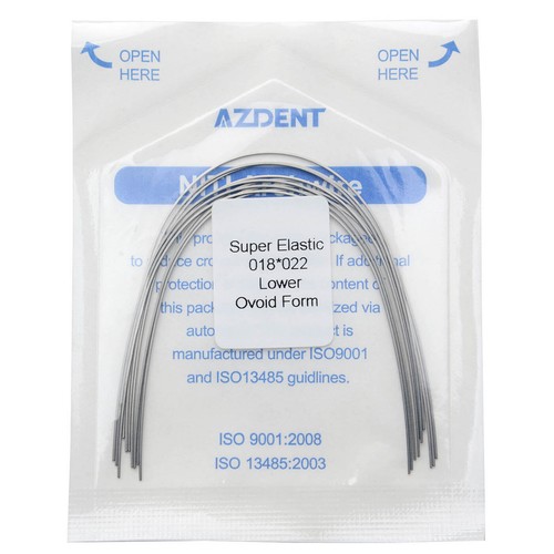Dental Orthodontic Arch Wire Wires Oval Form Stainless Steel Round/Rectangular - Photo 155/208