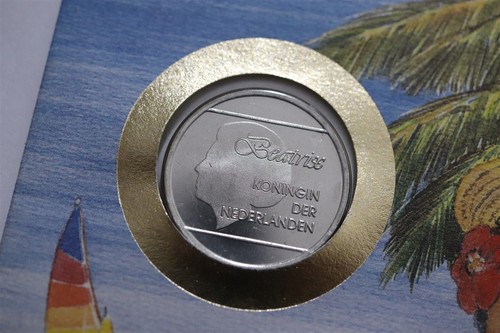 🧭 🇧🇶 ARUBA 1988 COIN COVER B78 #4 - Picture 2 of 5