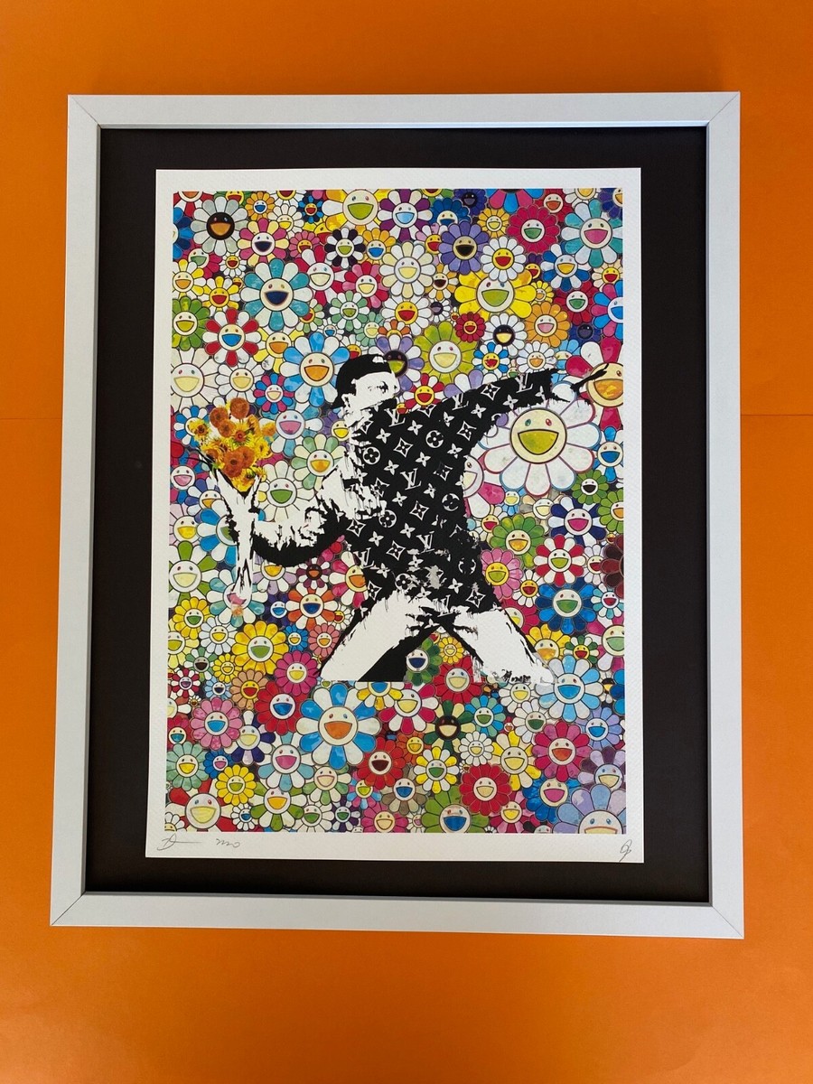 🔥Death NYC Large Framed 16x20in Pop Art Original COA Theme Banksy
