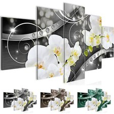 Wandbilder Wohnzimmer XXL Blumen Orchidee Moderne Bild Abstrakt