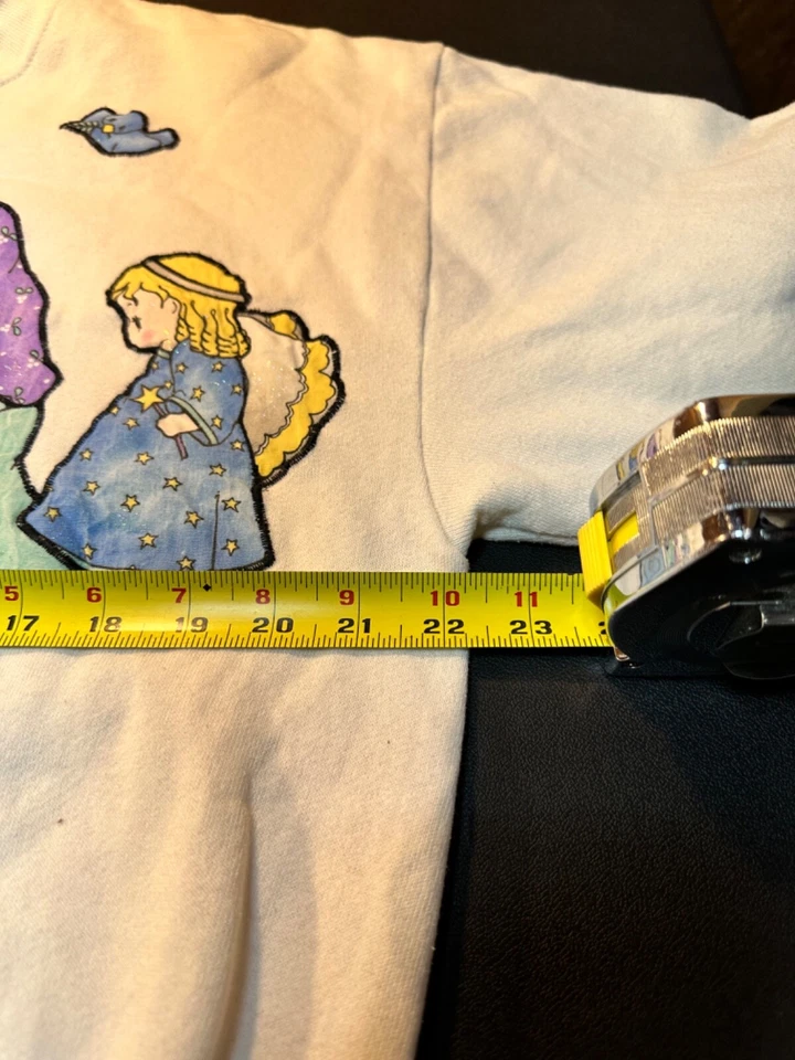 Sudadera Pullover Navidad Bordada Belén Blanco Grande Cuello Redondo Foto 4 de 4