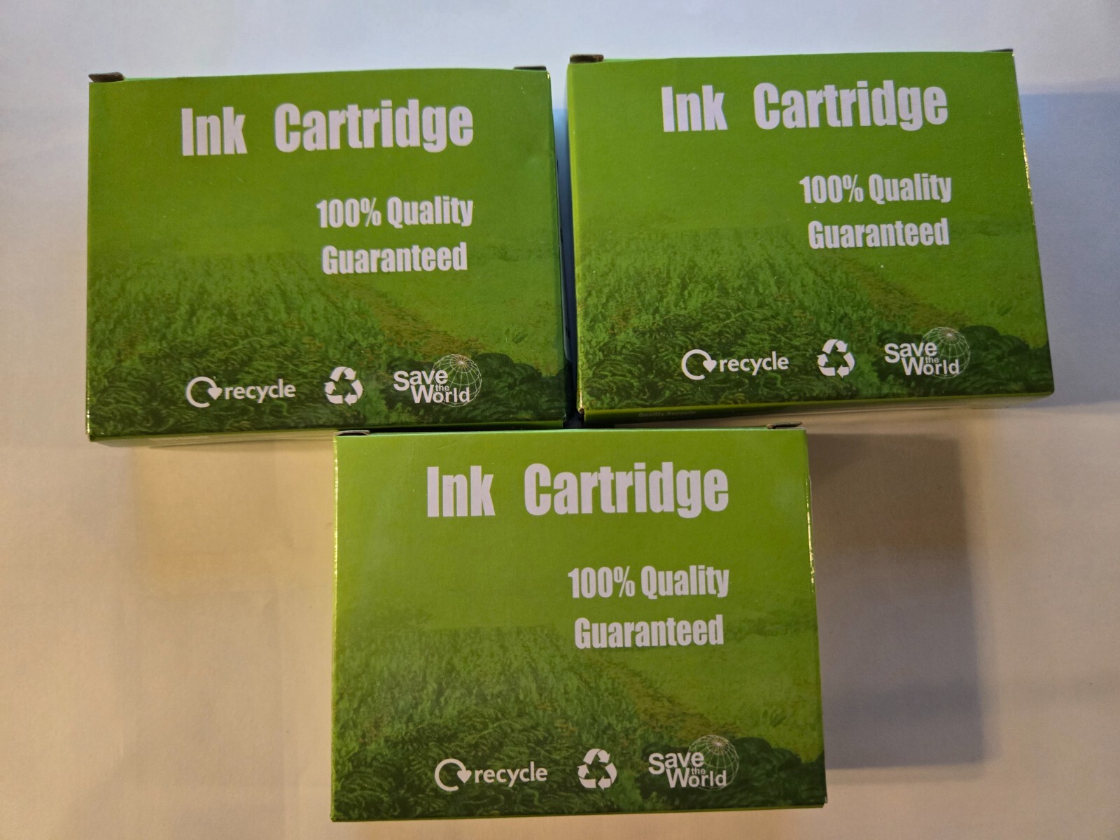 INK CARTRIDGES- LOT OF 3 YELLOW-CYAN-MAGENTA for EPSON E-T0982, E-T0983, E-T0984-image